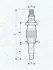 Glow plug. Свеча накаливания MAGNETI MARELLI 062900005304 (фото 1)