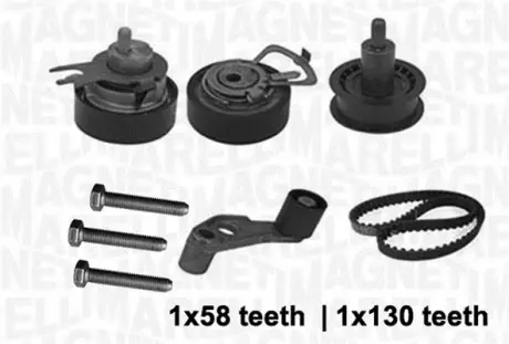 Комплект ремня ГРМ MAGNETI MARELLI 341303670000