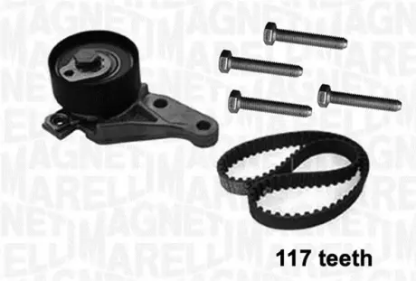 Комплект ремня ГРМ MAGNETI MARELLI 341304650000