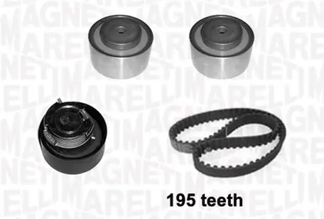 Комплект ремня ГРМ MAGNETI MARELLI 341306360000