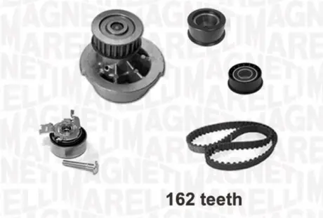 Водяной насос + комплект зубчатого ремня MAGNETI MARELLI 341404200002