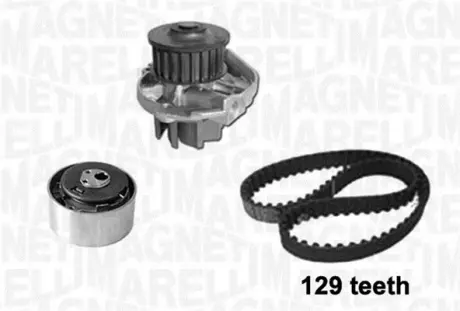 Водяной насос + комплект зубчатого ремня MAGNETI MARELLI 341405810003