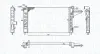 Радіатор двигуна OPEL VECTRA A 1.4/1.6 04.88-11.95 MAGNETI MARELLI 350213189100 (фото 1)