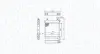 Радіатор двигуна BMW 1 (F40), 2 (F45), 2 GRAN COUPE (F44), 2 GRAN TOURER (F46), 2 GRAN TOURER VAN (F46), X1 (F48), X2 (F39) MINI COUNTRYMAN (F60) 1.5/1.5H/2.0 03.14- MAGNETI MARELLI 350213214500 (фото 1)