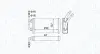 Радіатор пічки FORD TRANSIT, TRANSIT TOURNEO 2.0/2.4D/2.5D 06.94-12.00 MAGNETI MARELLI 350218406000 (фото 1)