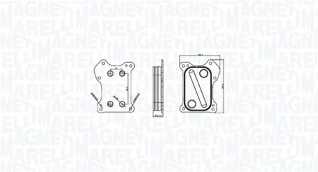 Масляний радіатор MAGNETI MARELLI 350300000800