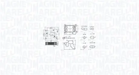 Масляний радіатор MAGNETI MARELLI 350300001300