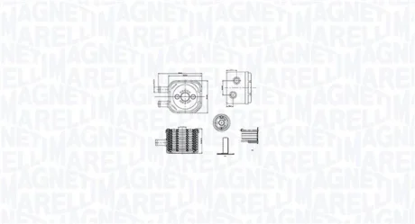 Масляний радіатор MAGNETI MARELLI 350300003500