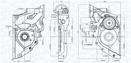 Масляный насос MAGNETI MARELLI 351516000080