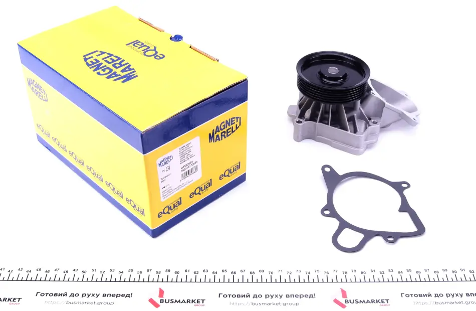 Помпа води BMW 3/5/X3 02-13 (WPQ0053) MAGNETI MARELLI 352316170053 (фото 1)
