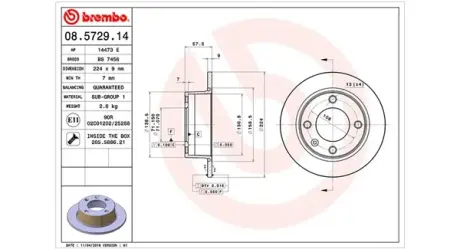 Тормозной диск MAGNETI MARELLI 360406018100