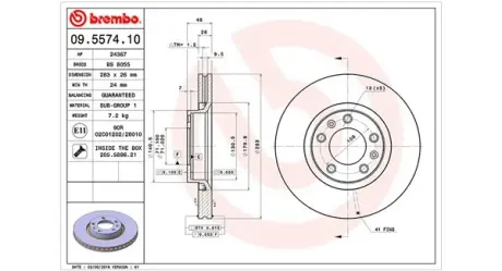 Тормозной диск MAGNETI MARELLI 360406018200