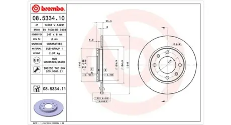 Тормозной диск MAGNETI MARELLI 360406018300