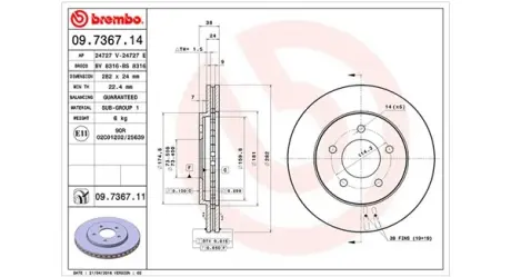 Тормозной диск MAGNETI MARELLI 360406020000