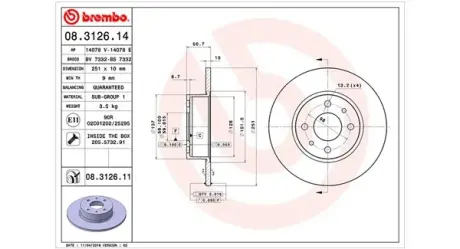 Тормозной диск MAGNETI MARELLI 360406021000
