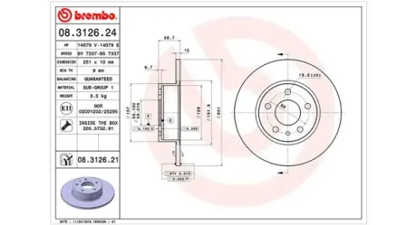 Тормозной диск MAGNETI MARELLI 360406021100