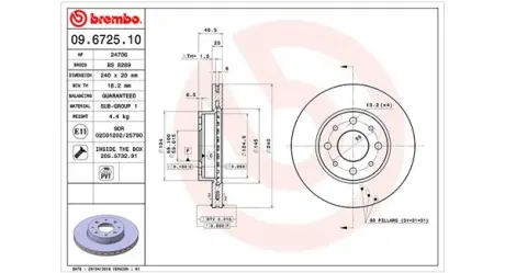 Тормозной диск MAGNETI MARELLI 360406023000