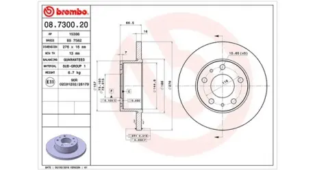 Тормозной диск MAGNETI MARELLI 360406023400