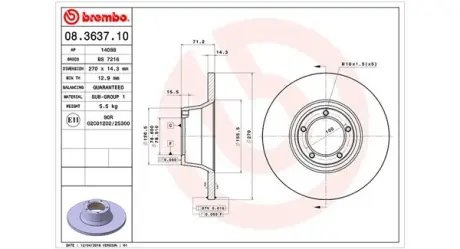 Тормозной диск MAGNETI MARELLI 360406024400