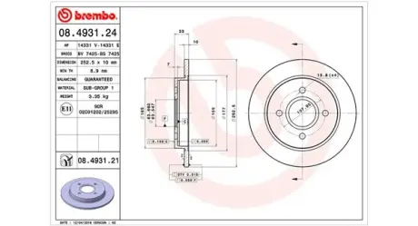 Тормозной диск MAGNETI MARELLI 360406024600