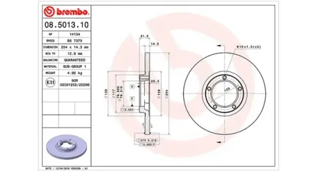 Тормозной диск MAGNETI MARELLI 360406024700
