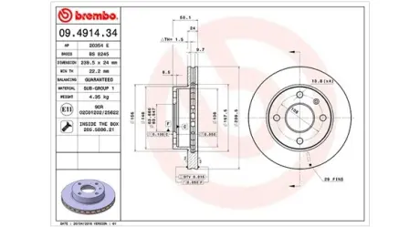 Тормозной диск MAGNETI MARELLI 360406024800