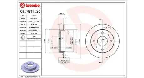 Тормозной диск MAGNETI MARELLI 360406027000