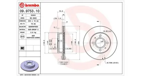 Тормозной диск MAGNETI MARELLI 360406027200