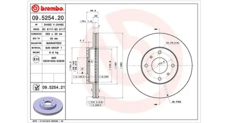 Тормозной диск MAGNETI MARELLI 360406035200