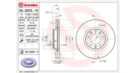 Тормозной диск MAGNETI MARELLI 360406041400