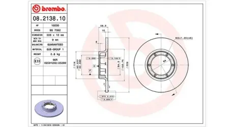 Тормозной диск MAGNETI MARELLI 360406041800