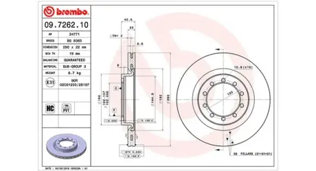 Тормозной диск MAGNETI MARELLI 360406044600
