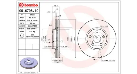 Тормозной диск MAGNETI MARELLI 360406047700