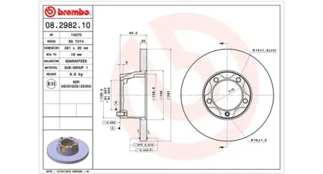 Тормозной диск MAGNETI MARELLI 360406048000