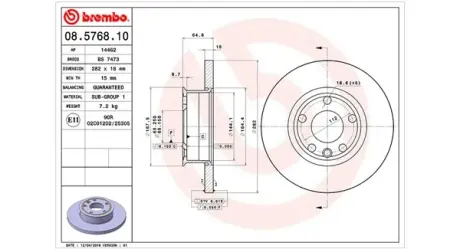 Тормозной диск MAGNETI MARELLI 360406049000