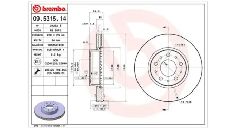 Тормозной диск MAGNETI MARELLI 360406051200