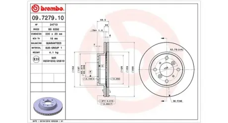 Тормозной диск MAGNETI MARELLI 360406054000