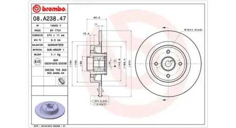 Тормозной диск MAGNETI MARELLI 360406061000