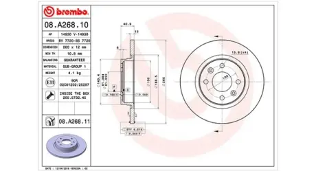 Тормозной диск MAGNETI MARELLI 360406061300