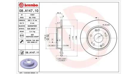 Тормозной диск MAGNETI MARELLI 360406065500