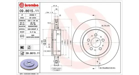 Тормозной диск MAGNETI MARELLI 360406067400