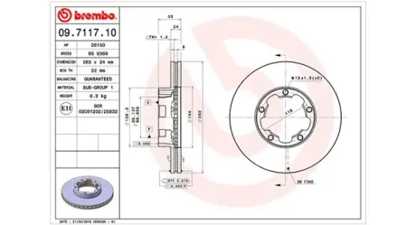 Тормозной диск MAGNETI MARELLI 360406105800