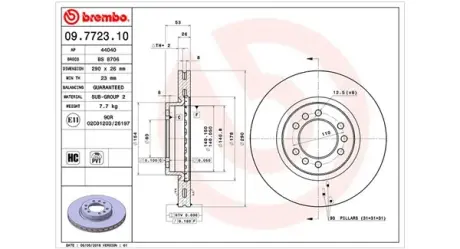Тормозной диск MAGNETI MARELLI 360406106200