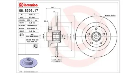 Тормозной диск MAGNETI MARELLI 360406123500
