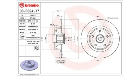Тормозной диск MAGNETI MARELLI 360406123600
