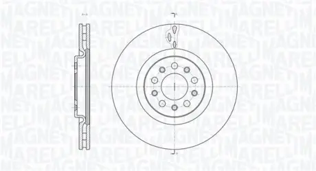 Тормозной диск MAGNETI MARELLI 361302040142