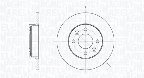 Тормозной диск MAGNETI MARELLI 361302040191
