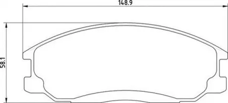 Комплект тормозных колодок, дисковый тормоз MAGNETI MARELLI 363700201307