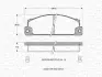 Комплект тормозных колодок, дисковый тормоз MAGNETI MARELLI 363702160032 (фото 1)