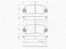 Комплект тормозных колодок, дисковый тормоз MAGNETI MARELLI 363702160148 (фото 1)